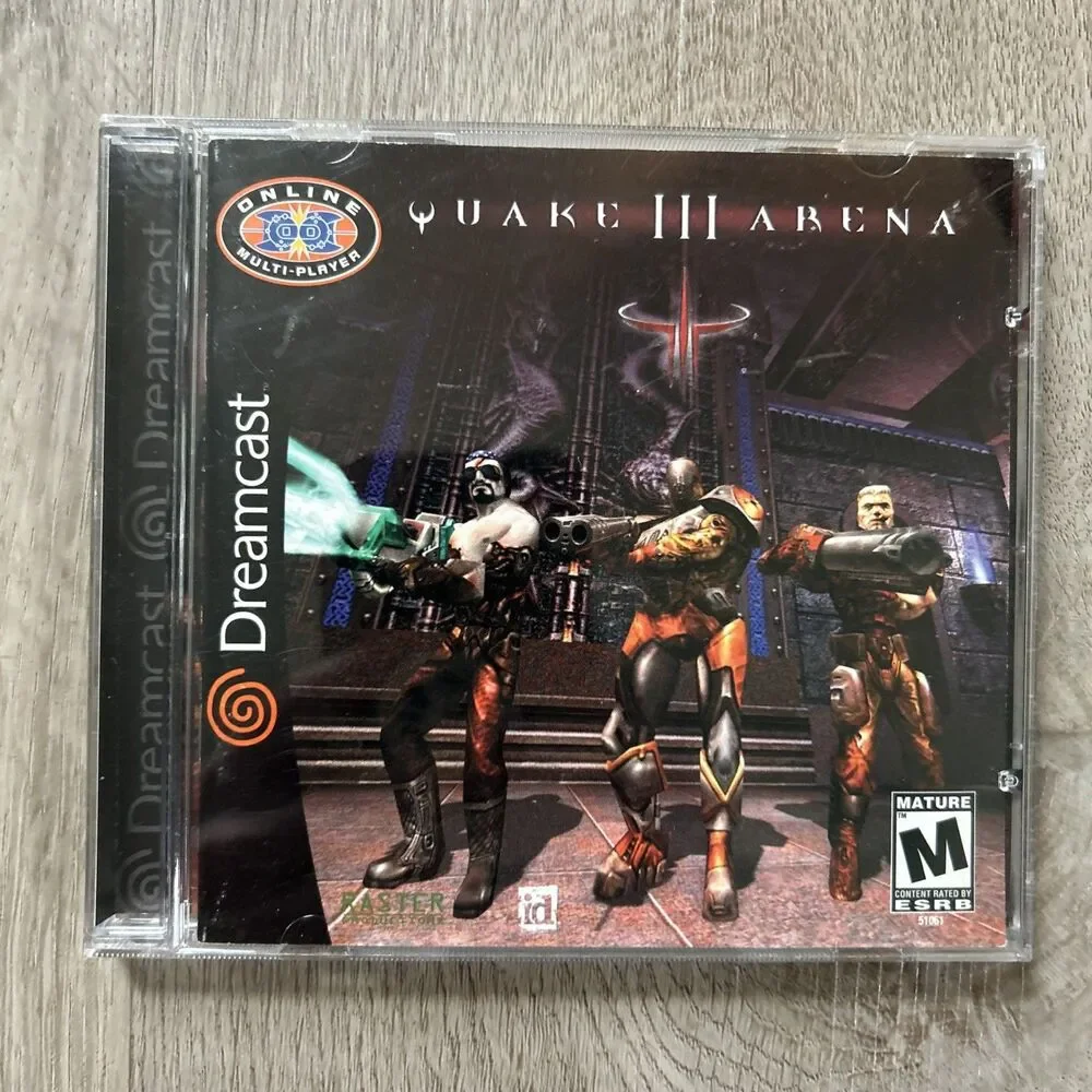 Quake III Arena Sega Dreamcast 2000 Game CIB Complete w/ Manual Tested Works